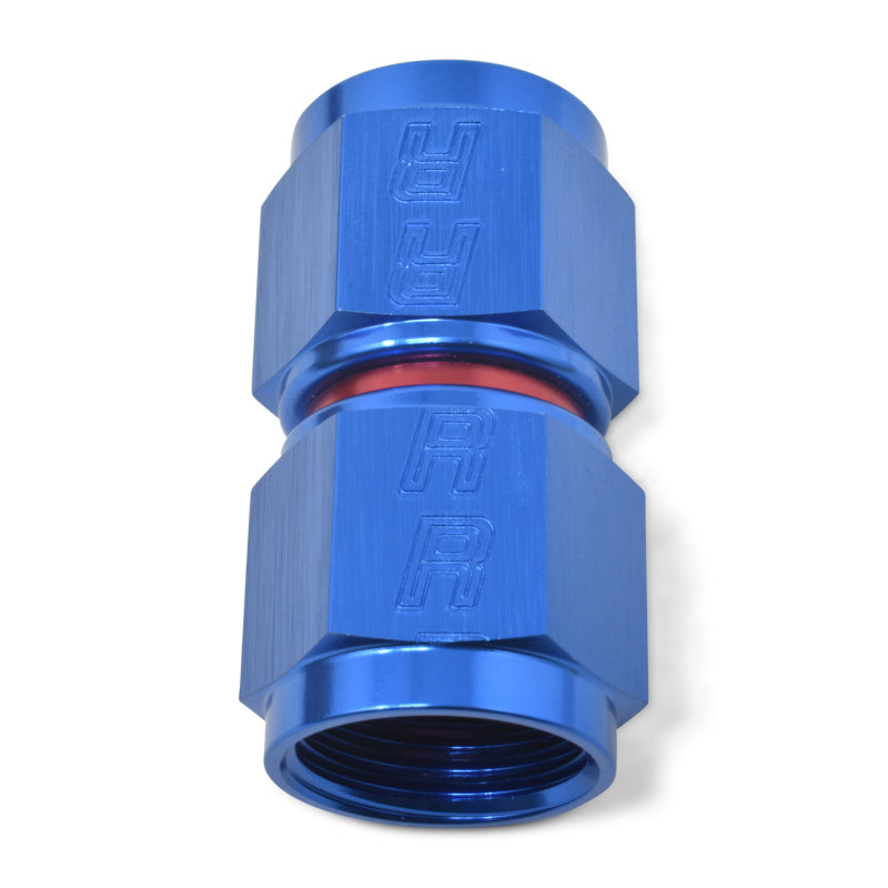 Russell -12 AN Straight Swivel Coupler (Red/Blue Finish) 640030 Photo - out of package