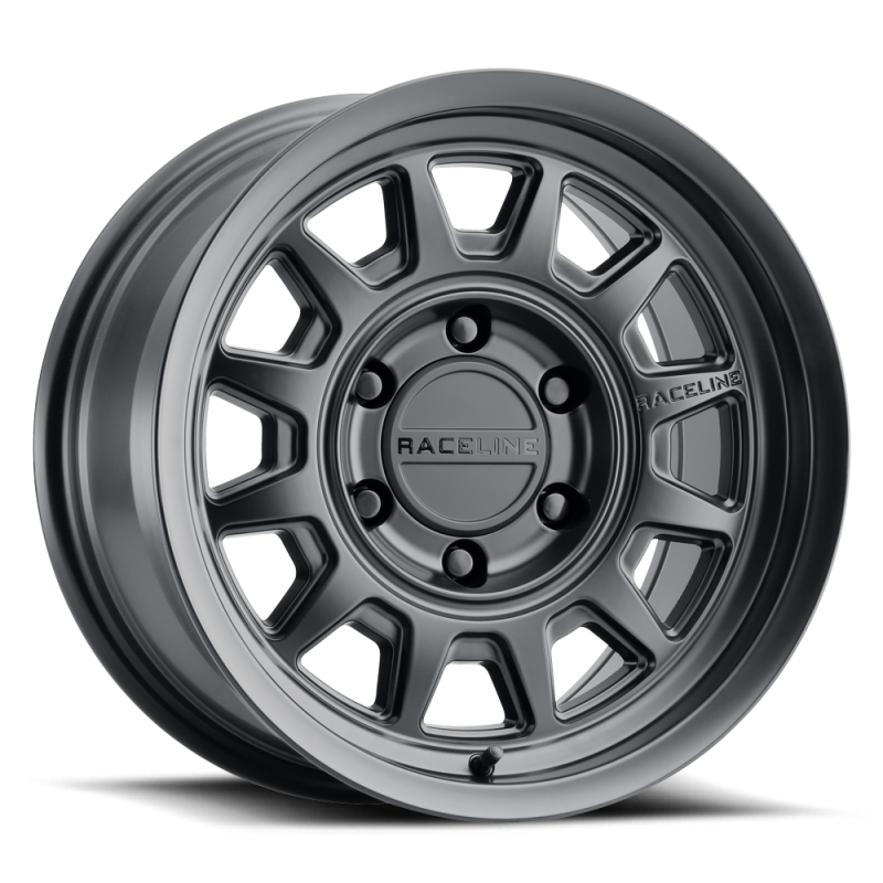 Raceline 952B Aero 17x8.5in / 6x120 BP / 0mm Offset / 78.1mm Bore - Satin Black Wheel 952B-78562-00 952B-78562-00 Photo - Primary