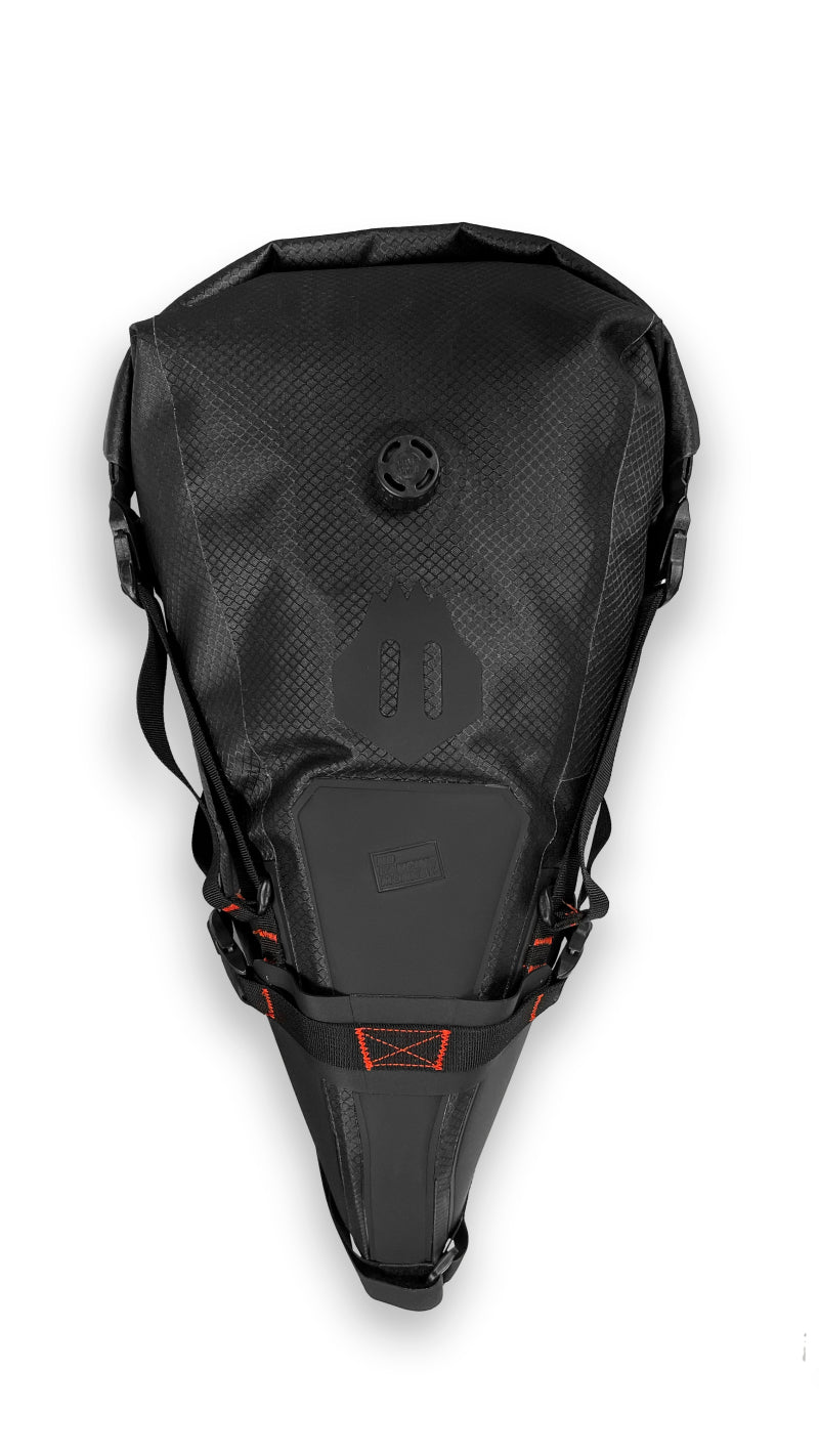USWE Roll-Top Saddle Bag - Black 200065001 200065001 Photo - Primary