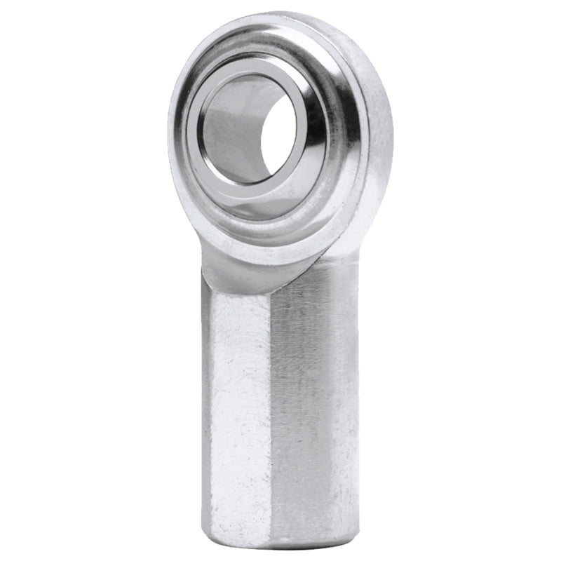 QA1 G Series 2-Pc Rod End - Female/Left Hand - .5in Bore x 1/2-20 - Stainless Steel w/PTFE GFL8T GFL8T Photo - Primary