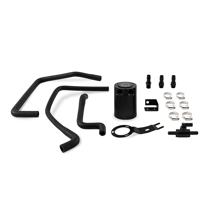 Mishimoto 2016+ Mazda Miata Baffled Oil Catch Can Kit - Black MMBCC-MIA-16PBE Photo - Primary