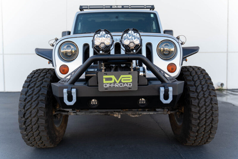 DV8 Offroad Fairlead Mounted Flip-Up License Plate Bracket LPBM-02 LPBM-02 Photo - Unmounted