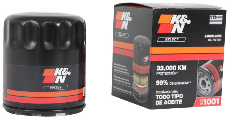 K&N Engineering K&N 04-18 Chevrolet Aveo 1.6L L4 / 04-16 Chevrolet Tornado 1.8L L4 Spin-On Oil Filter SO-1001 SO-1001 Photo - out of package