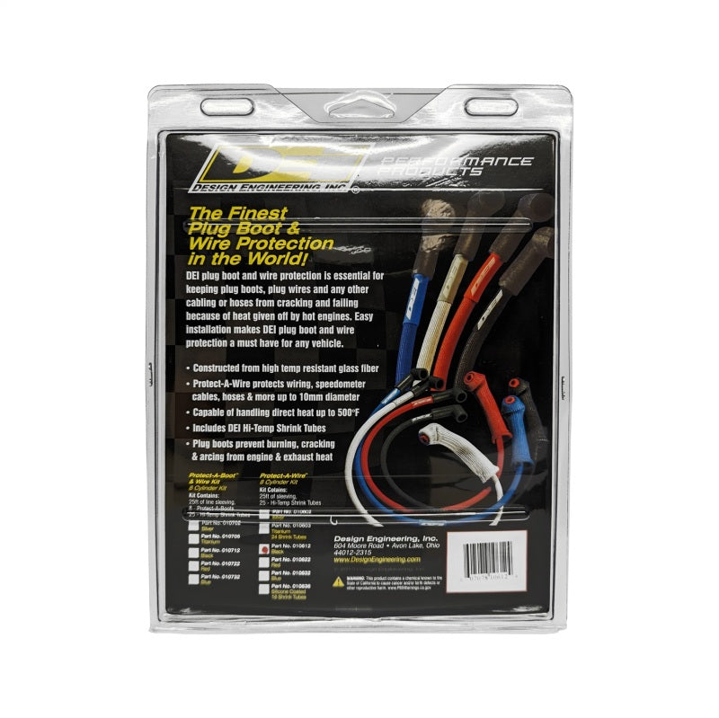 DEI Protect-A-Wire 8 Cylinder - Black 10612 10612 Photo - Unmounted