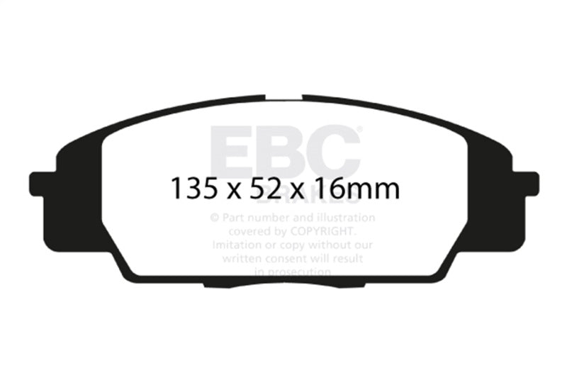EBC Disc Brake Pad Set UD829 Photo - Primary