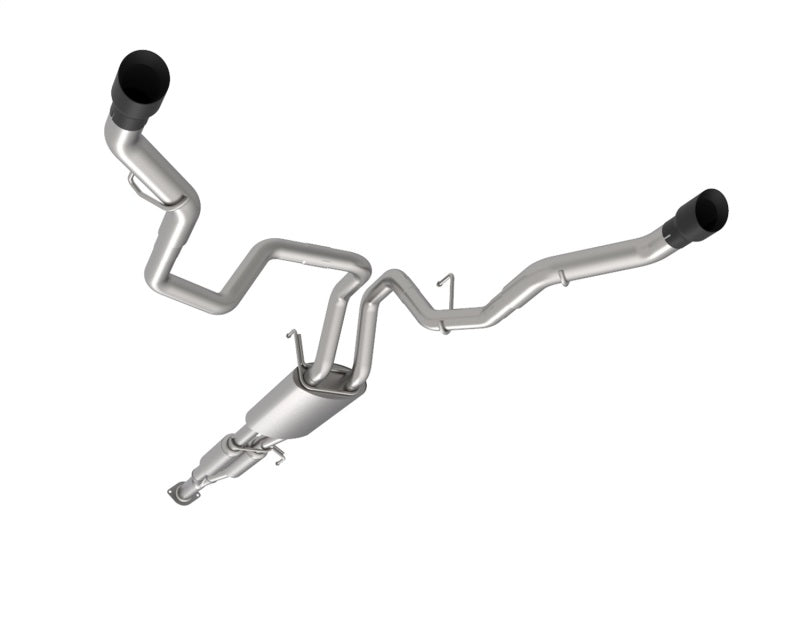 Kooks Headers Kooks 21+ Ford F150 2.7/3.5/5.0L 3in Dual Cat-Back Rear Exit Exhaust w/BlackTips 13704220 13704220 Photo - Unmounted