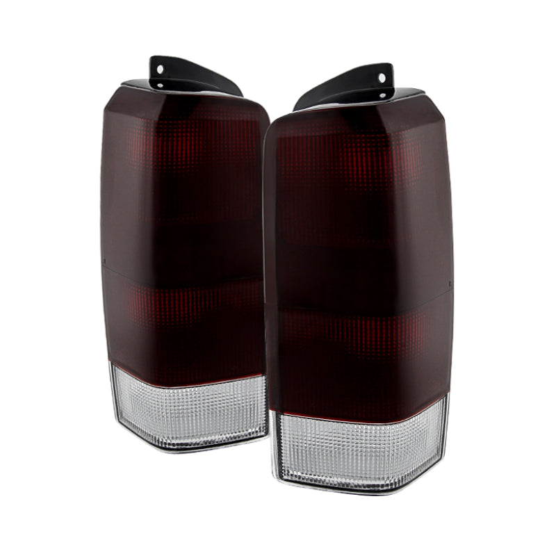 SPYDER Xtune Jeep Cherokee 1997-2001 OEM Style Tail Lights Red Smoked ALT-JH-JC97-OE-RSM 9029868 9029868 Photo - Primary