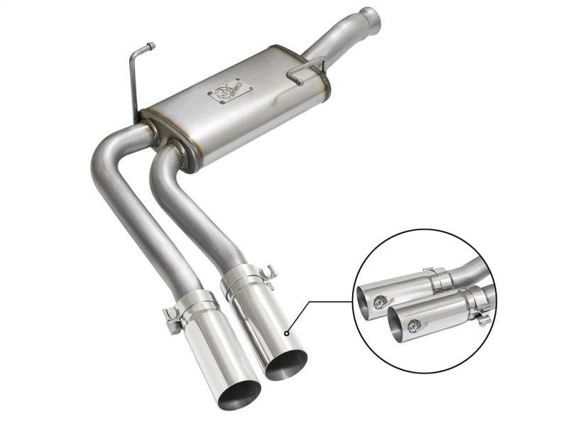 aFe POWER Rebel Series 3" to 2-1/2" 409 SS Cat-Back Exhaust System 49-44070-P Photo - Primary