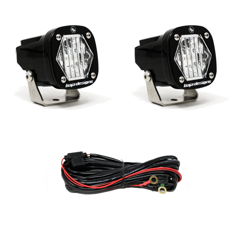 Baja Designs S1 Black LED Auxiliary Light Pod Pair - Universal 387805 Photo - Primary