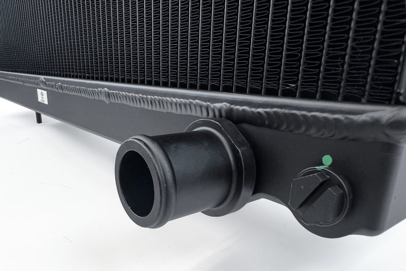 CSF R32 Nissan Skyline GT-R / GT-S Full Billet Aluminum High-Performance Radiator - Black Finish 7217B 7217B Photo - Close Up