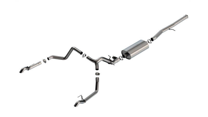 Borla 2024 Chevrolet/GMC 1500 ZR2 & AT4X 6.2L V8 4WD 4DR Touring Catback Exhaust w/ Turndown Tips 141002 141002 Photo - Primary