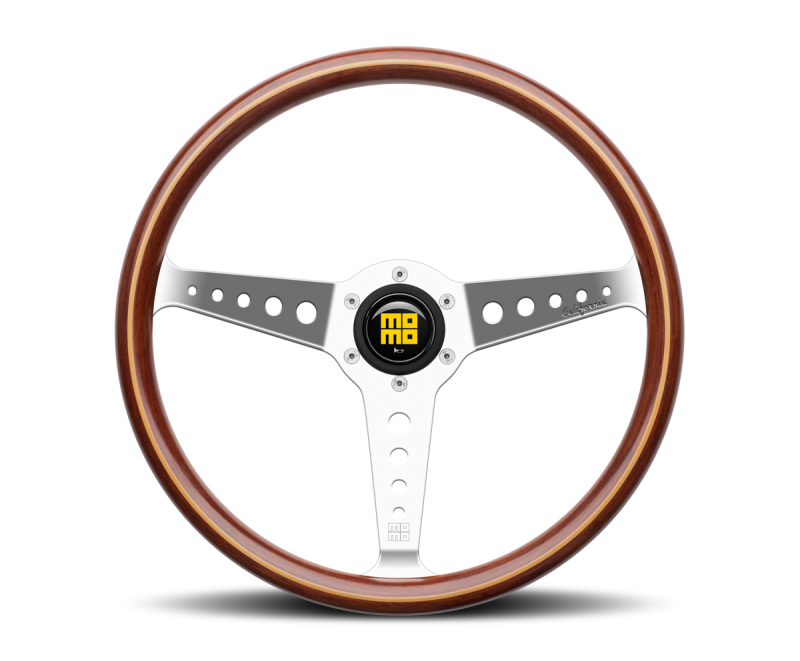 MOMO California Wood Steering Wheel 360 mm - Mahogany Wood/Pol Spokes CAL36WD0P CAL36WD0P Photo - Primary