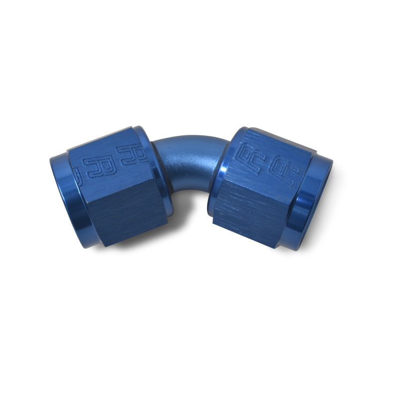 Russell -10 AN 45° Swivel Coupler (Blue Finish) 640060 Photo - out of package