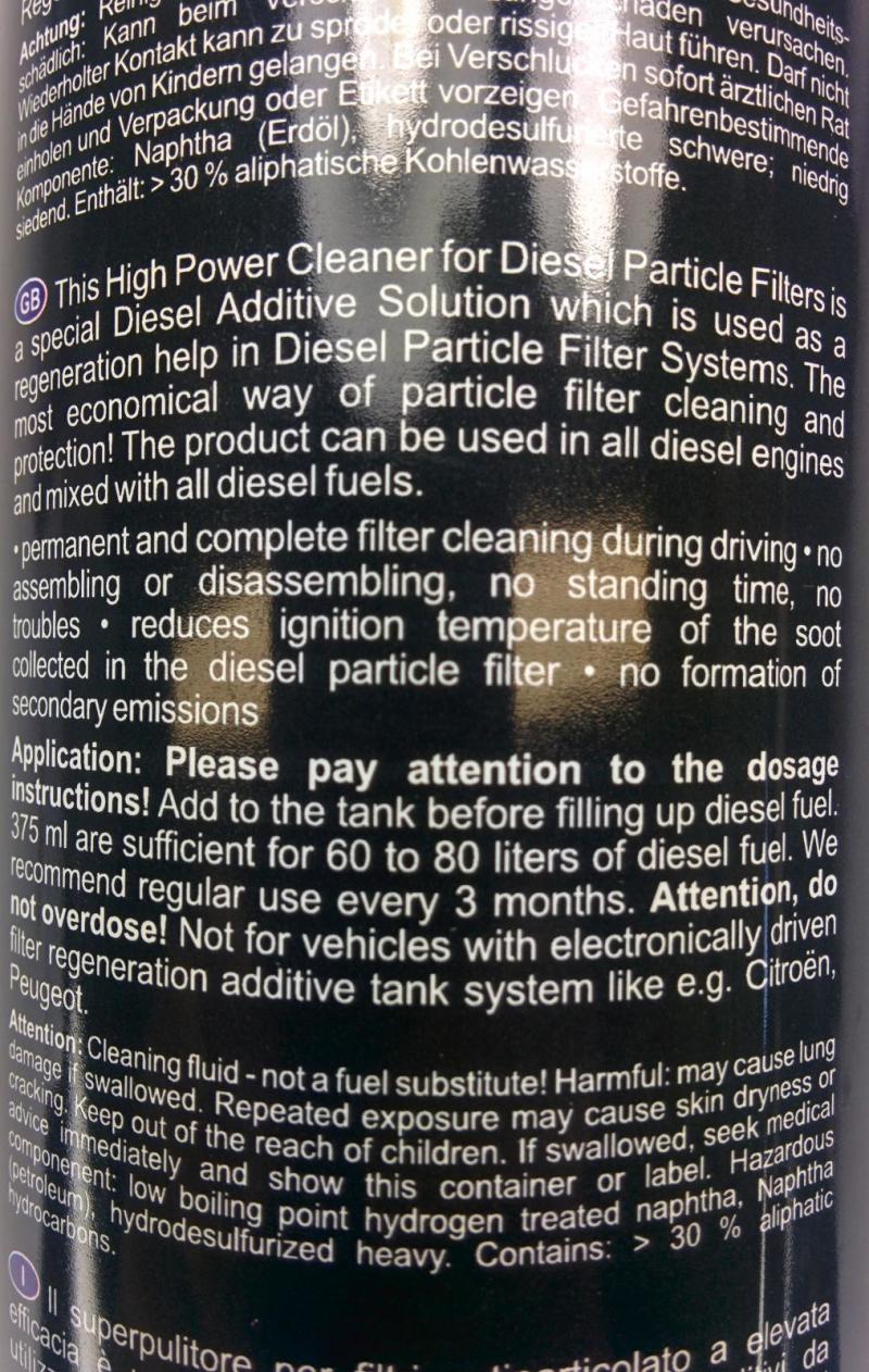 DDP High Performance DPF Clean DDP DPFCLEAN DDP DPFCLEAN User 1