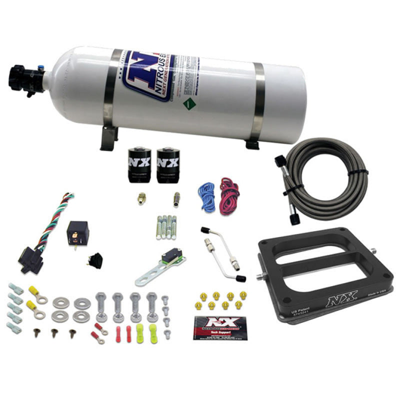 Nitrous Express Dominator/Alcohol Nitrous Kit (50-300HP) w/15lb Bottle 30075-15 30075-15 Photo - Primary