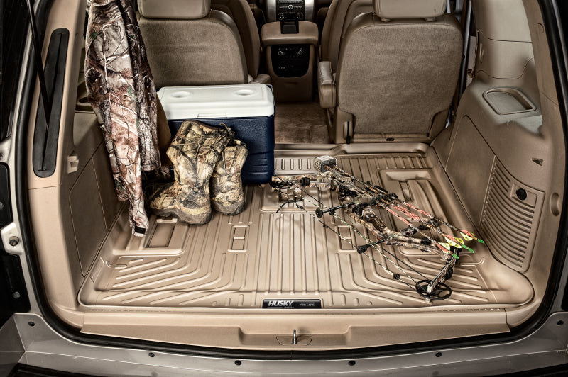 Husky Liners 2021 Suburban/Yukon XL w/ 3rd Row Seat Weatherbeater Cargo Liner Behind 3rd Row - Black 28181 28181 Photo - Mounted