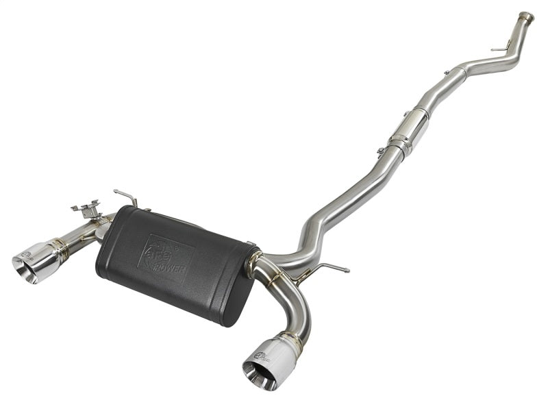 aFe MACH Force-Xp 304 Stainless Steel Cat-Back Exhaust System w/Polished 49-36340-P Photo - Primary