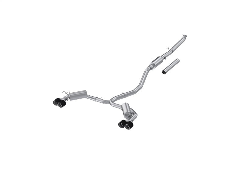 MBRP 22-24 Honda Civic/Sport Touring 1.5L T304 SS Cat-Back Exhaust 2.5in Dual Split Rear w/ CF Tips S49063CF S49063CF Photo - Primary