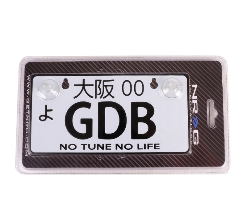 NRG JDM Mini License Plate (Osaka) 3" X 6" - GDB MP-001-GDB Photo - Primary