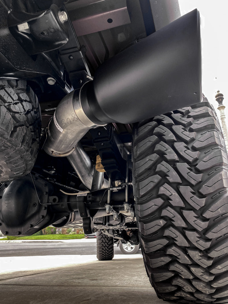 Banks Power 2017 Ford 6.7L 5in Monster Exhaust System - Single Exhaust w/ Black Tip 49795-B 49795-B Photo - Mounted