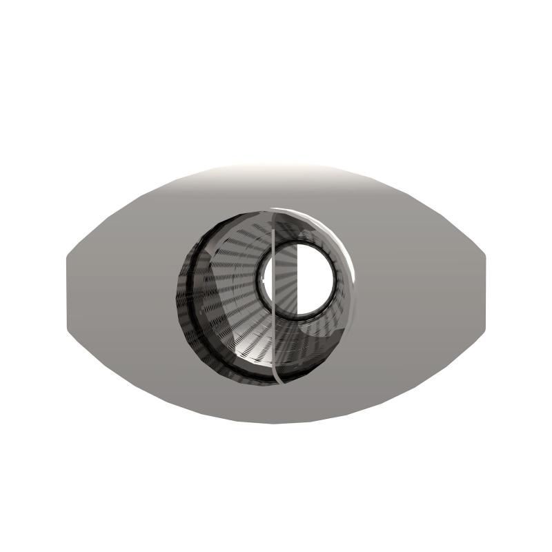 QTP 2.5in Weld-On 304SS AR3 Muffler 12250 12250 Photo - Primary