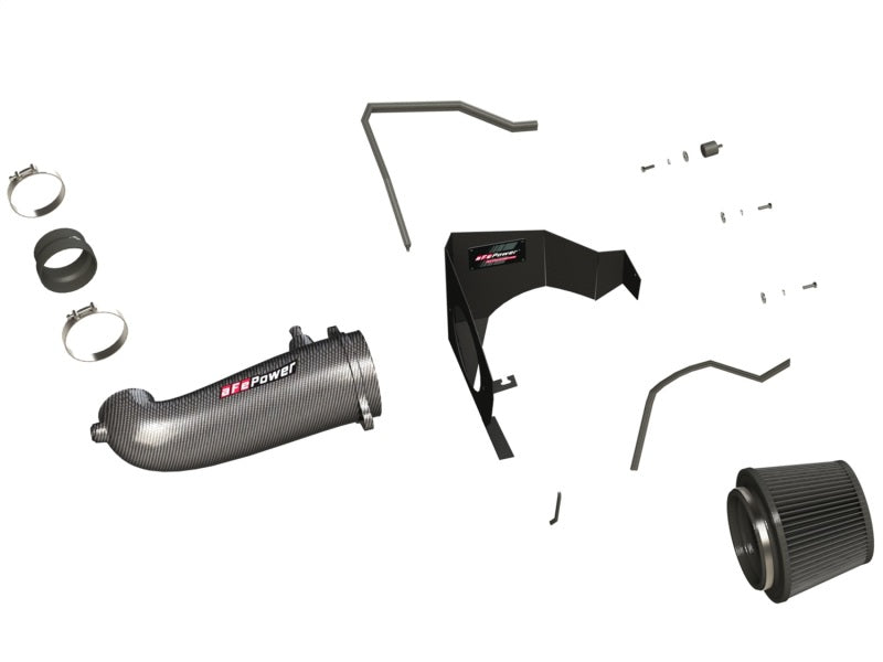 aFe Magnum Force Stage-2 Track Series Pro DRY S Carbon Fiber Intake System 51-12162-C Photo - Unmounted
