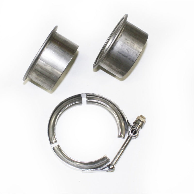 JBA 2.5in Stainless Steel V-Band Clamp & Flanges VB25 VB25 Photo - Primary