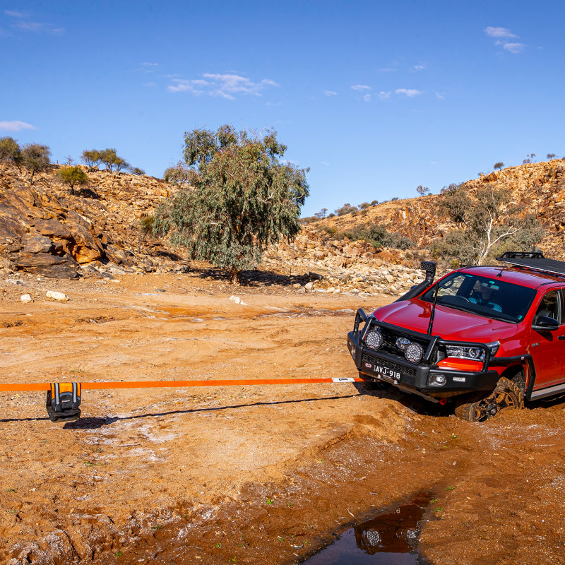 ARB Weekender Recovery Kit Incl 17600lb Recovery Strap/4.75T Shackles RK12A RK12A Photo - Mounted