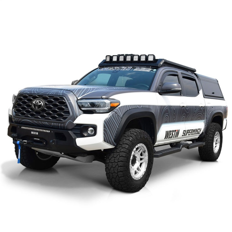 Westin 05-23 Toyota Tacoma DC HDX Running Boards - Tex. Blk 55-32775 55-32775 Photo - Mounted