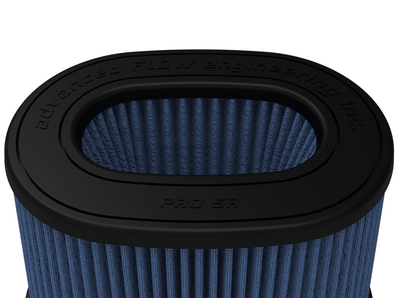 aFe Magnum FLOW Pro 5R Univ Air Filter 6-3/4 x 4-3/4in F x 8-1/4 x 6-1/4in B x 7-1/4 x 5in T x 6in H 20-91207R 20-91207R Photo - Close Up