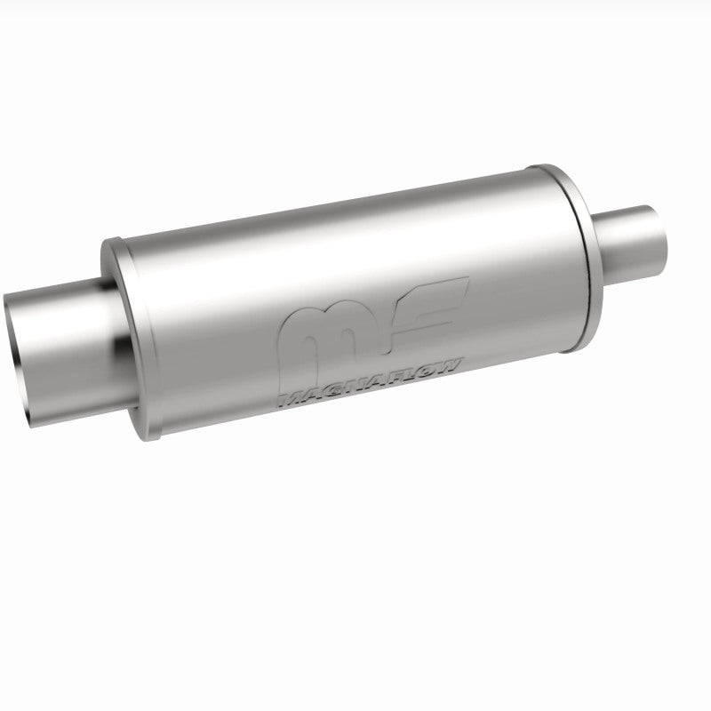 MagnaFlow 6" Round Center/Center Performance Muffler With Tip 14822 360 Degree Image Set