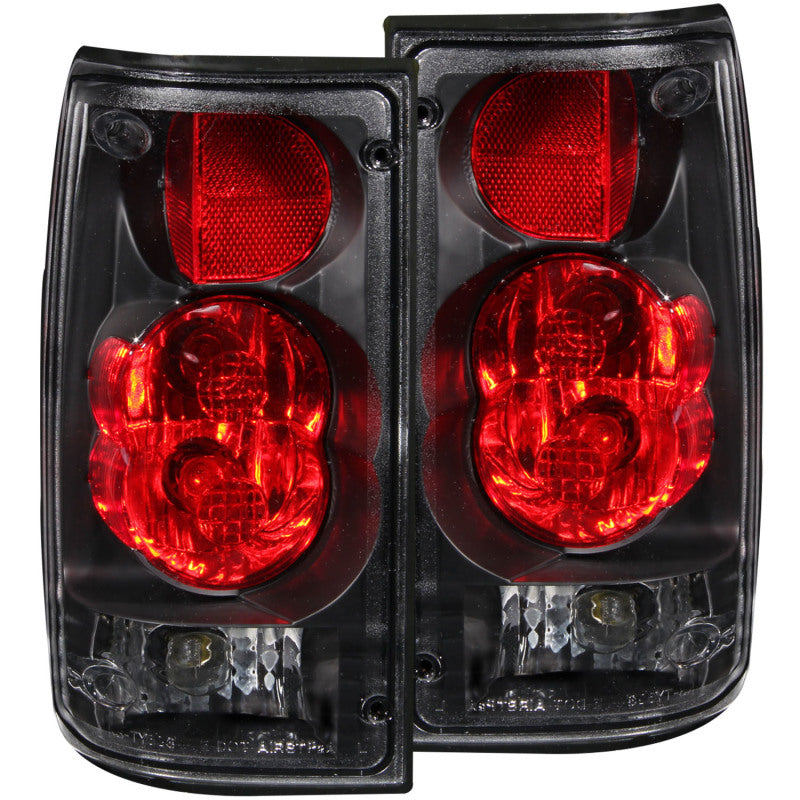 Anzo 1989-1995 Toyota Pickup Taillights Black 211132 Photo - Primary