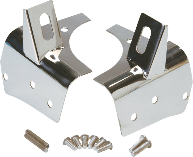 Kentrol 97-06 Jeep Wrangler TJ Light Bracket Pair - Polished Silver 30532 30532 Photo - Primary