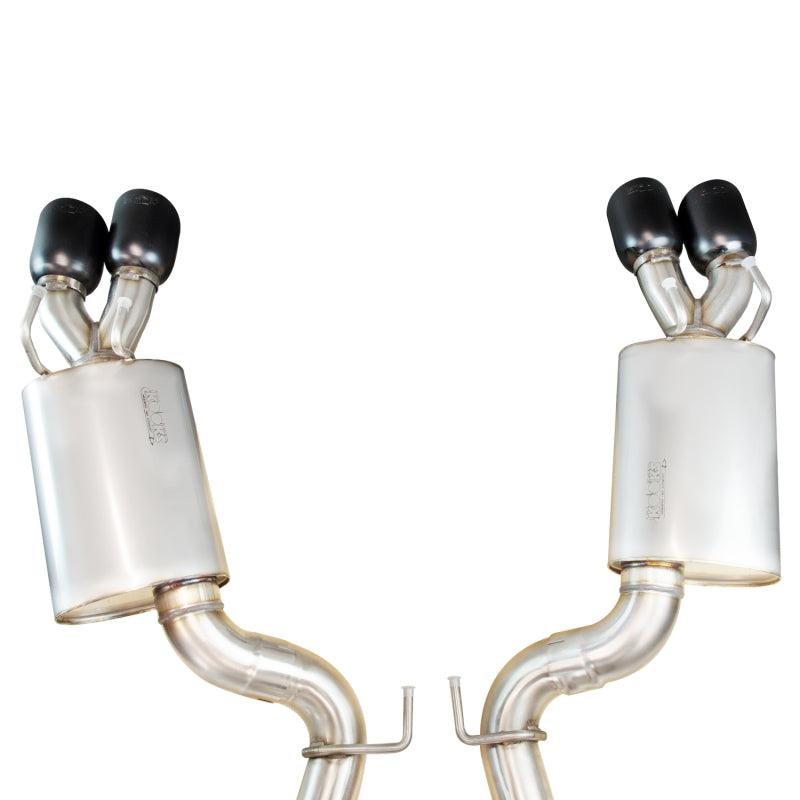 Kooks 10-15 Chevy Camaro SS/ZL1/1LE 3in Cat Back w/ 4in Slash Cut Black Tips 22504280 22504280 Photo - Primary