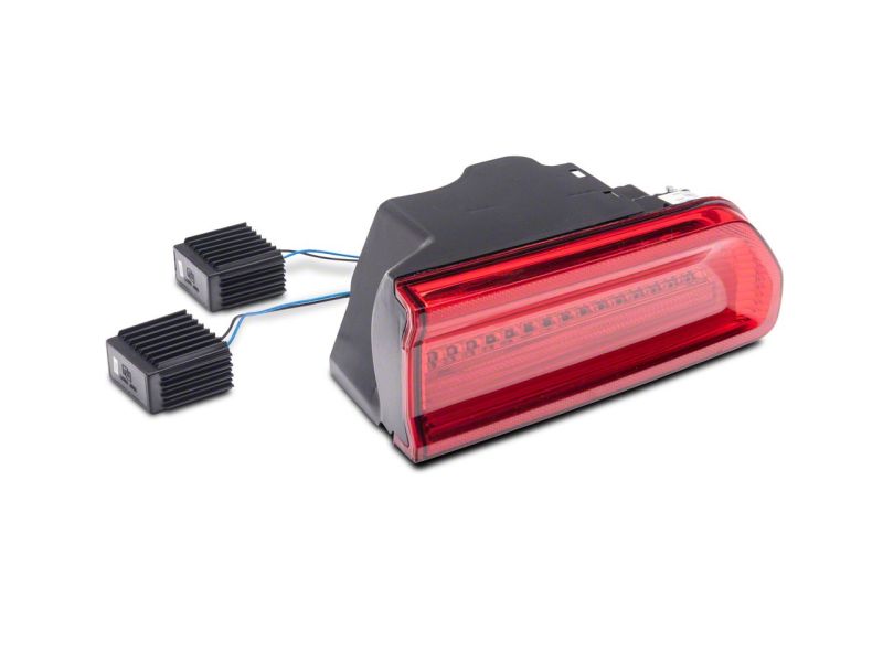 Raxiom 08-14 Dodge Challenger LED Tail Lights- Chrome Housing - Red/Clear Lens CH3005 CH3005 Photo - Close Up