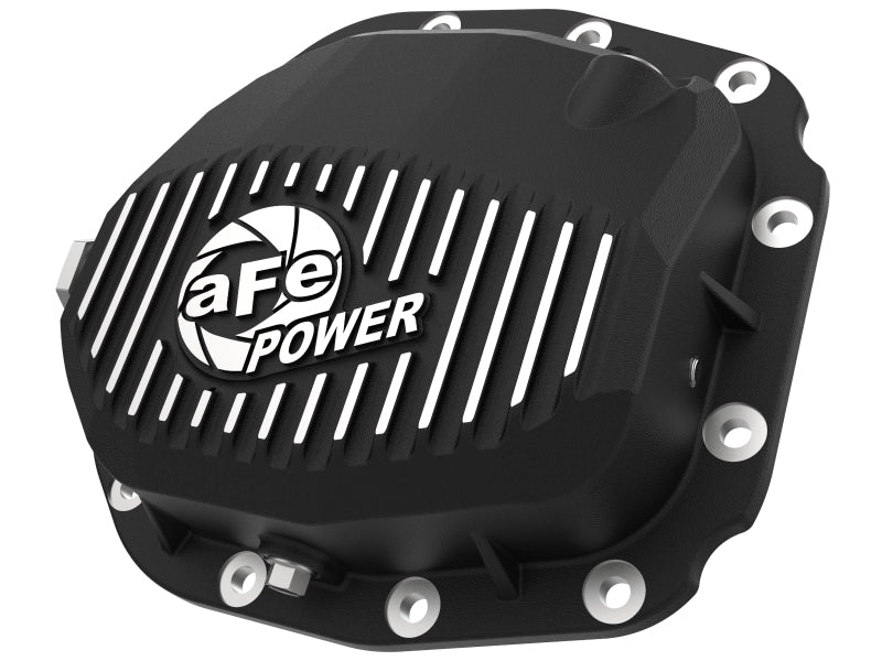 aFe Pro Series Rear Differential Cover Black w/ Fins 15-19 Ford F-150 (w/ Super 8.8 Rear Axles) 46-71180B 46-71180B Photo - Primary