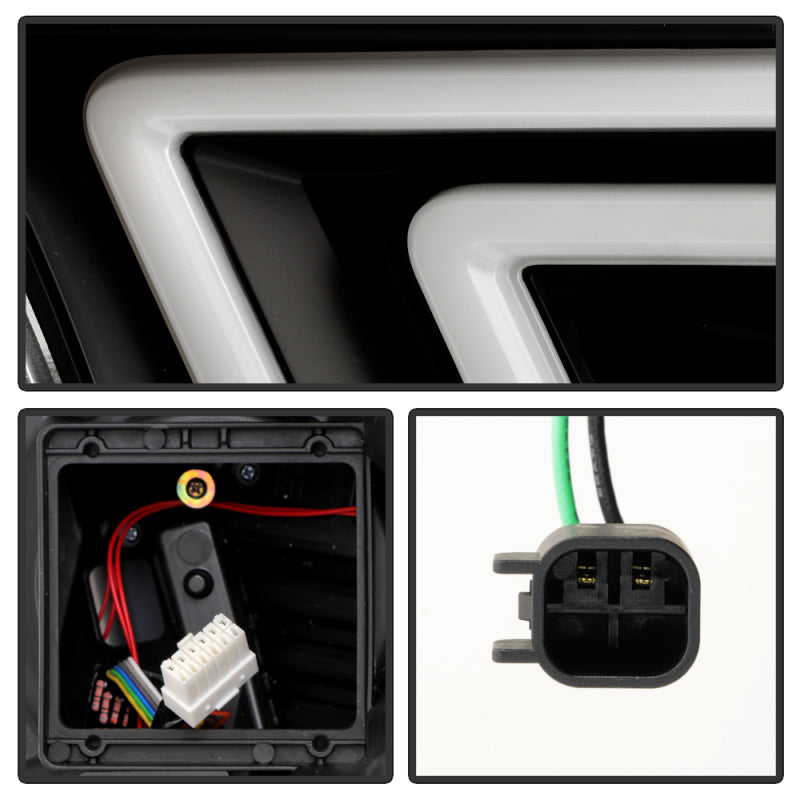 SPYDER 11-13 Dodge Durango (HID Model Only) Projector Headlights - Black PRO-YD-DDU11HIDSI-BK 5088680 5088680 User 4