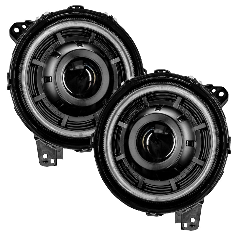 ORACLE Lighting Oracle Jeep JL/Gladiator JT Oculus Switchback Bi-LED Projector Headlights - Amber/White Switchback 5839-023 5839-023 Photo - Close Up
