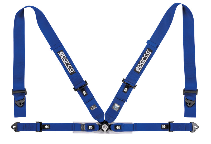 Sparco Belt 4Pt 3in/2in Competition Harness - Blue 04716M1AZ 04716M1AZ Photo - Primary