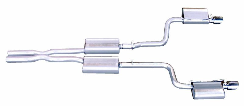Gibson 05-10 Chrysler 300 C SRT8 6.1L 2.5in Cat-Back Dual Exhaust - Stainless 617004 617004 Photo - Primary