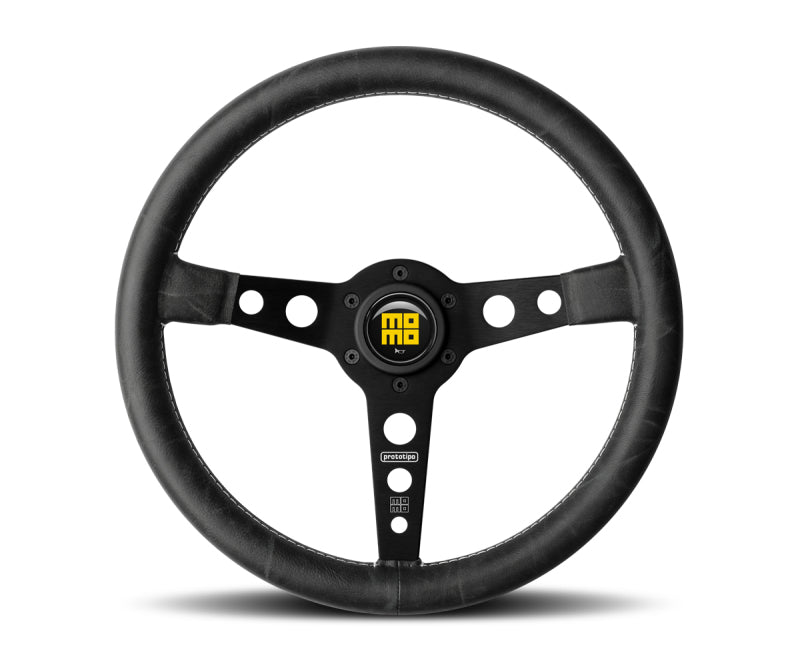 Momo Heritage Steering Wheels, PROTOTIPO Heritage, SIZE (MM): 350, Distress PRH35BK2B User 1