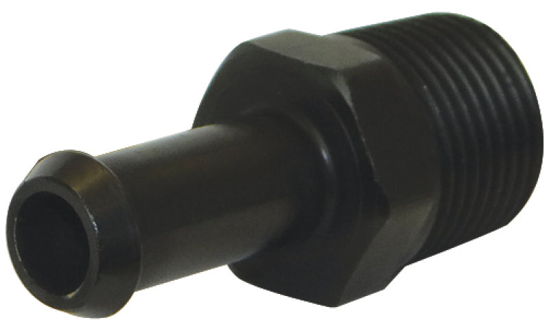 Moroso Fitting,Fuel,3/8" to 3/8" Str.,Black,1 Per. 65381 Photo - Primary