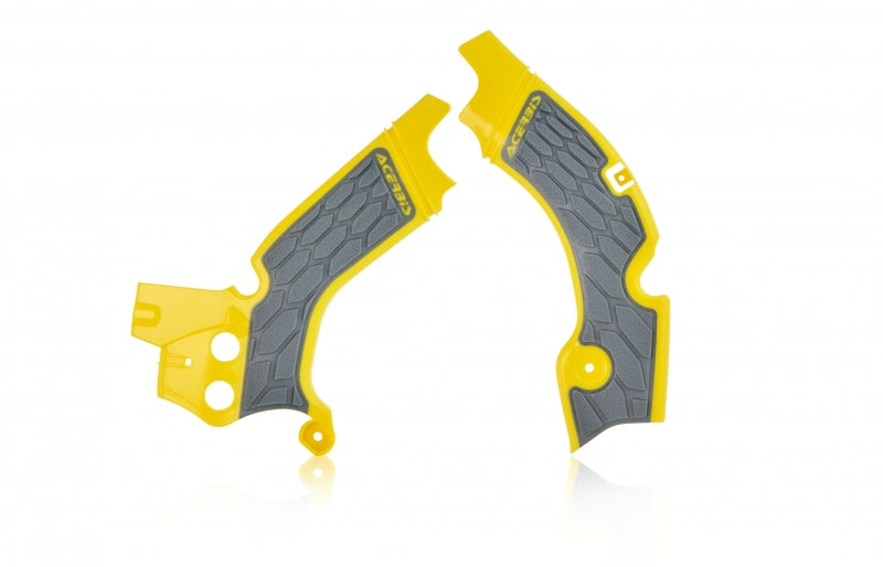 Acerbis 08-17 Suzuki RMZ450 Frame Guards- X-Grip - Yellow/Gray 2630531120 2630531120 Photo - Primary