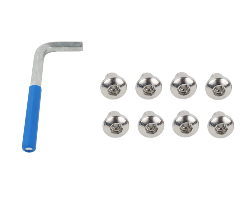 Kentrol 07-18 Jeep Wrangler JK OEM Anti-Theft Door Nuts 4 Door - Polished Silver 30712 30712 Photo - Primary