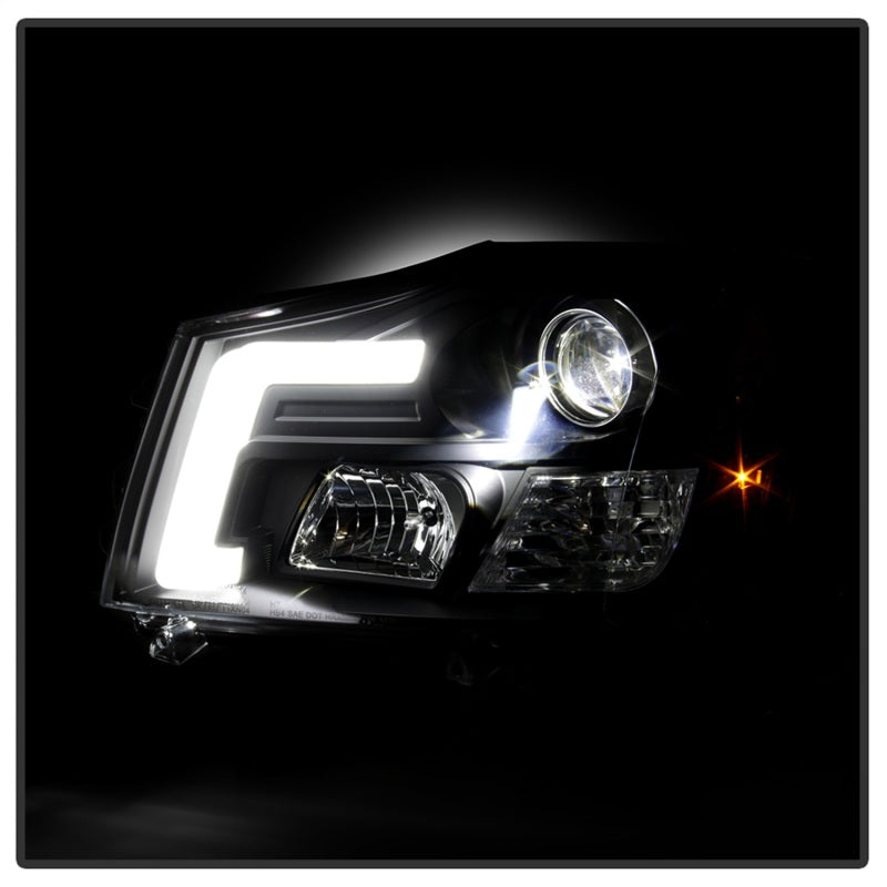 SPYDER 04-15 Nissan Titan High-Power LED Module Equipped Headlights - Black (PRO-YD-NTI04PL-BK) 5088406 5088406 Photo - Unmounted
