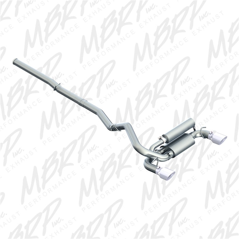 MBRP 2016+ Ford Focus RS 3in Aluminized Dual Outlet Cat-Back Exhaust S4203AL Photo - Primary