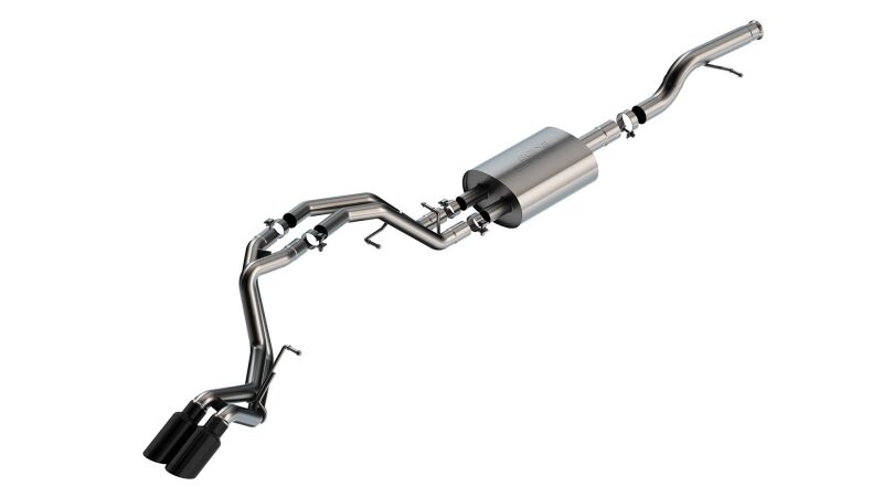 Borla 21-22 Chevrolet Tahoe 5.3L V8 AT 2/4WD S-type Cat-back Exhaust (Black Chrome) 140855BC 140855BC Photo - Primary