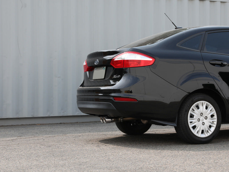 aFe Takeda Series 2 1/2in 304 SS Cat-Back 14-19 Ford Fiesta L4-1.6L w/Polished Tip 49-33134-P 49-33134-P Photo - Mounted