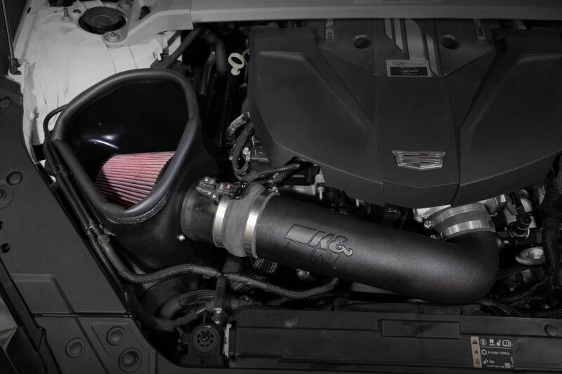 K&N Engineering K&N 22-24 Cadillac CT5 6.2L V8 Performance Air Intake System 63-3121 63-3121 Photo - Mounted