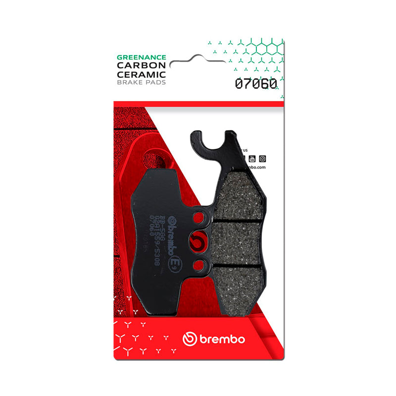 Brembo OE Piaggio X-Evo/Piaggio Mp3/Piaggio X10/Piaggio Medley Carbon Ceramic Brake Pad - Rear 07060 07060 User 1